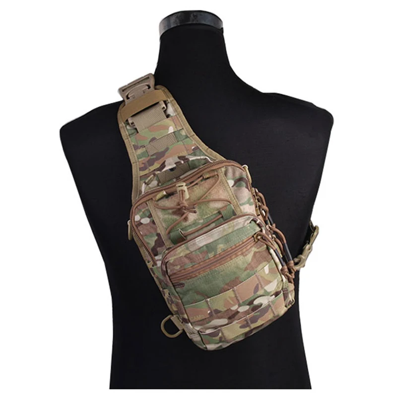 

Emersongear Tactical Outdoor Rambler Chest Bags Satchel Shoulder Pouch Hunting Airsoft Training Outdoor Combat EM8340