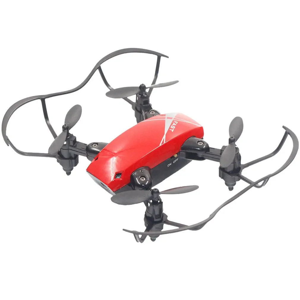 S9W Wi-Fi FPV складной мини Радиоуправляемый Дрон с камерой 0.3MP удержание высоты 3D переворачивает Безголовый режим приложение управление вертолет самолет
