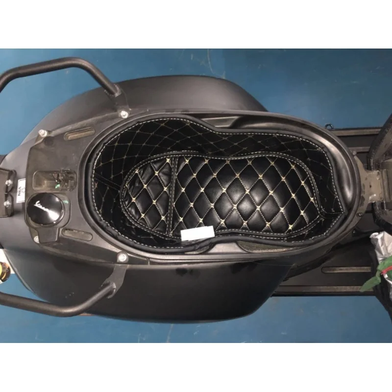 Кожаный задний багажник KODASKIN протектор груза коврик для сиденья мотоцикла Vespa