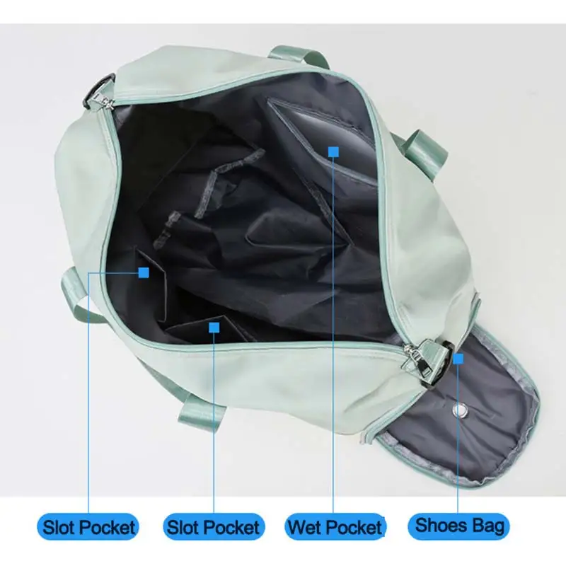 Dry Wet Fitness Bag Gym Bags Nylon Training Shoulder Men Bag Travel Sac De Sport Tas Yoga Gym Bag Swim Women Gymtas Bag XA219A