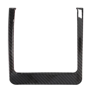 

New Carbon Fiber Armrest Box Frame Cover Trim Fit for New Q7 2016-2019
