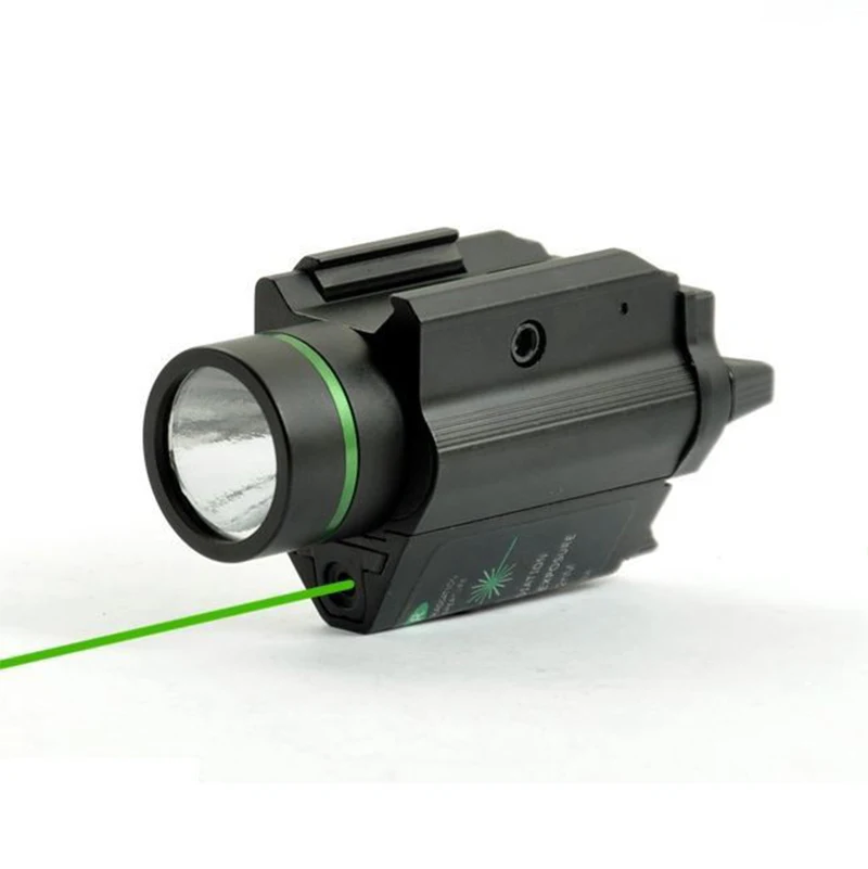 Lanterna com 20mm Apto para 20mm Tactical Combo Metal Verde Dot Laser Sight Led Ferroviário Weaver Picatinny Arma Glock Red 12 sight led laser lanterna com 20mm ferroviário