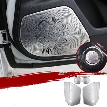 

Stainless Interior Door Speaker Stereo Audio Ring Cover Sound Frame Decoration Trim For Honda Civic 10th 2016-2020 Car Accessory
