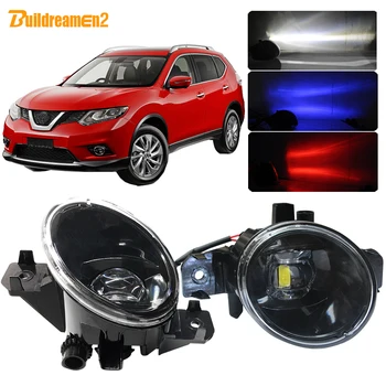 

Buildreamen2 For Nissan X-Trail T30 2001 2002 2003 2004 2005 2006 Car H11 LED Fog Light Bulb Devil Eye DRL Function 4000LM 12V