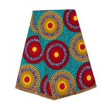 Высокое качество африканская Нигерия Анкара Pagne настоящий голландский воск красивый красочный узор принт хлопок Ткань 6 ярдов