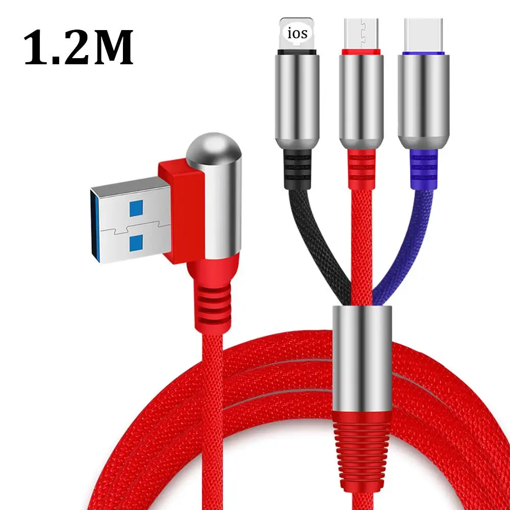 07 Кабель для телефона из сплава type-C USB кабель для быстрой зарядки USB для samsung Note10+ для iPhone 11 XS Max 6 7 8 Plus Micro USB - Цвет: 07
