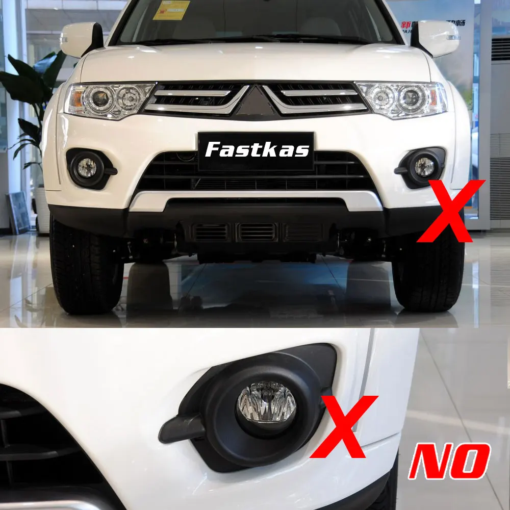 Дневные ходовые огни светильник LED DRL для Mitsubishi Pajero Montero Sport 2015 2016 левой и правой