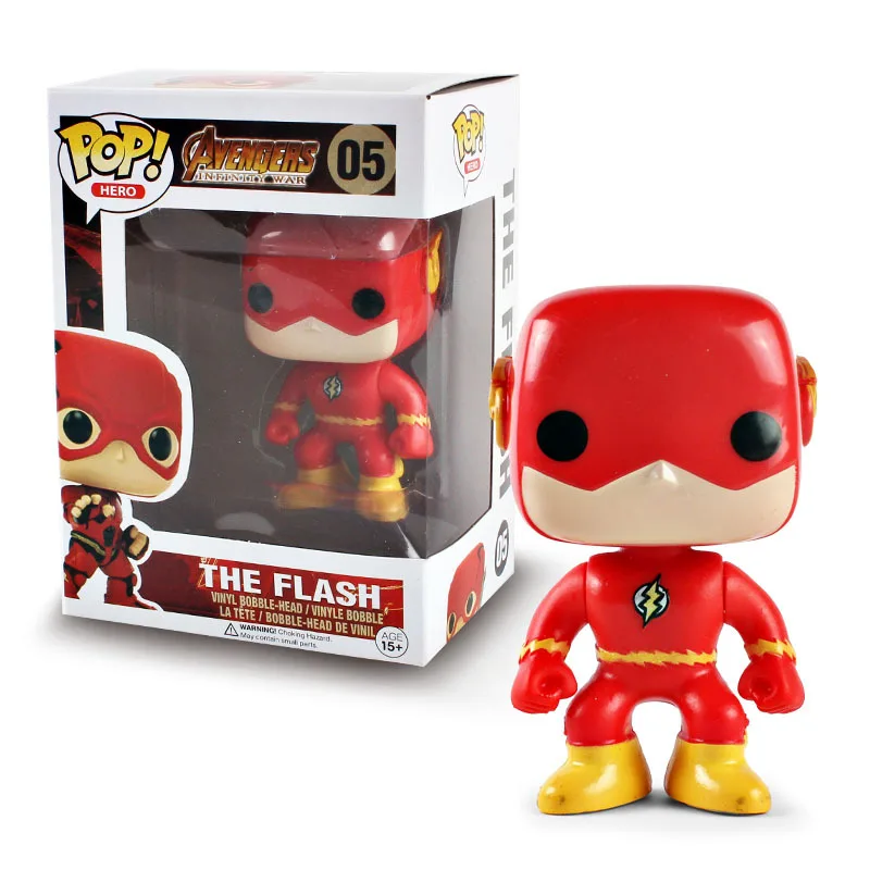 FUNKO поп фигурка игрушки Мстители 4 Marvel Бесконечная война Американский капитан паук фигурка мужчины игрушка для детей подарок на день рождения - Цвет: 6