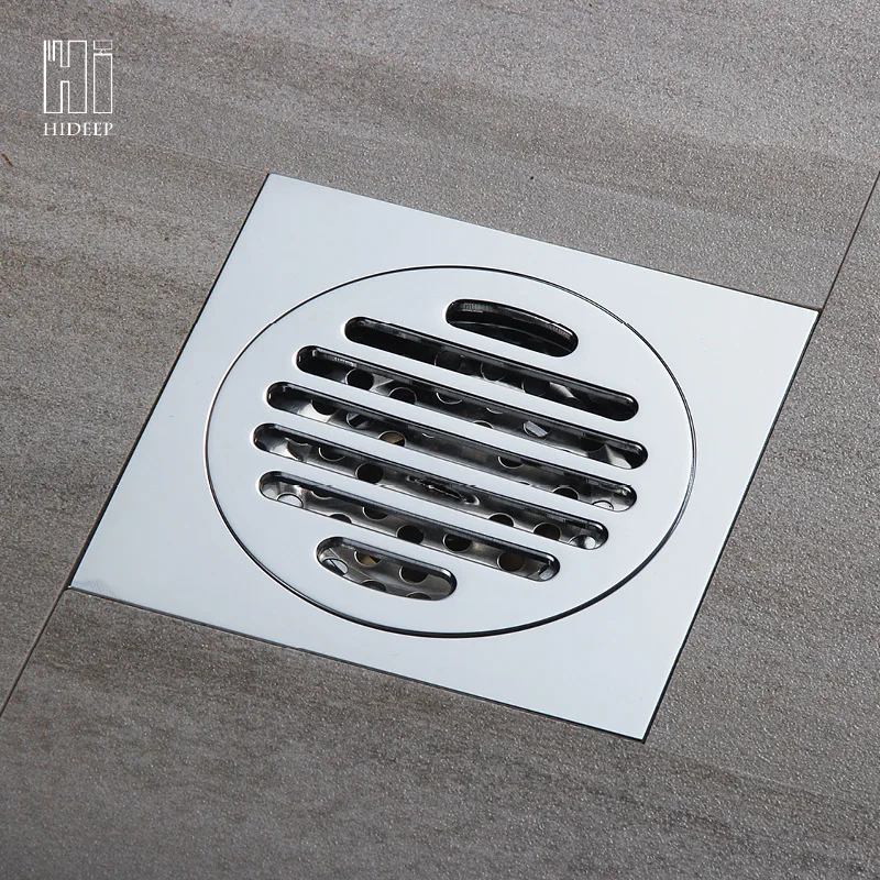 

Hideep Manufacturers Direct Selling Brass Chrome Deodorizing Pest Control Bathroom Floor Drain 50 Tube Bathroom Floor Drain HIDL