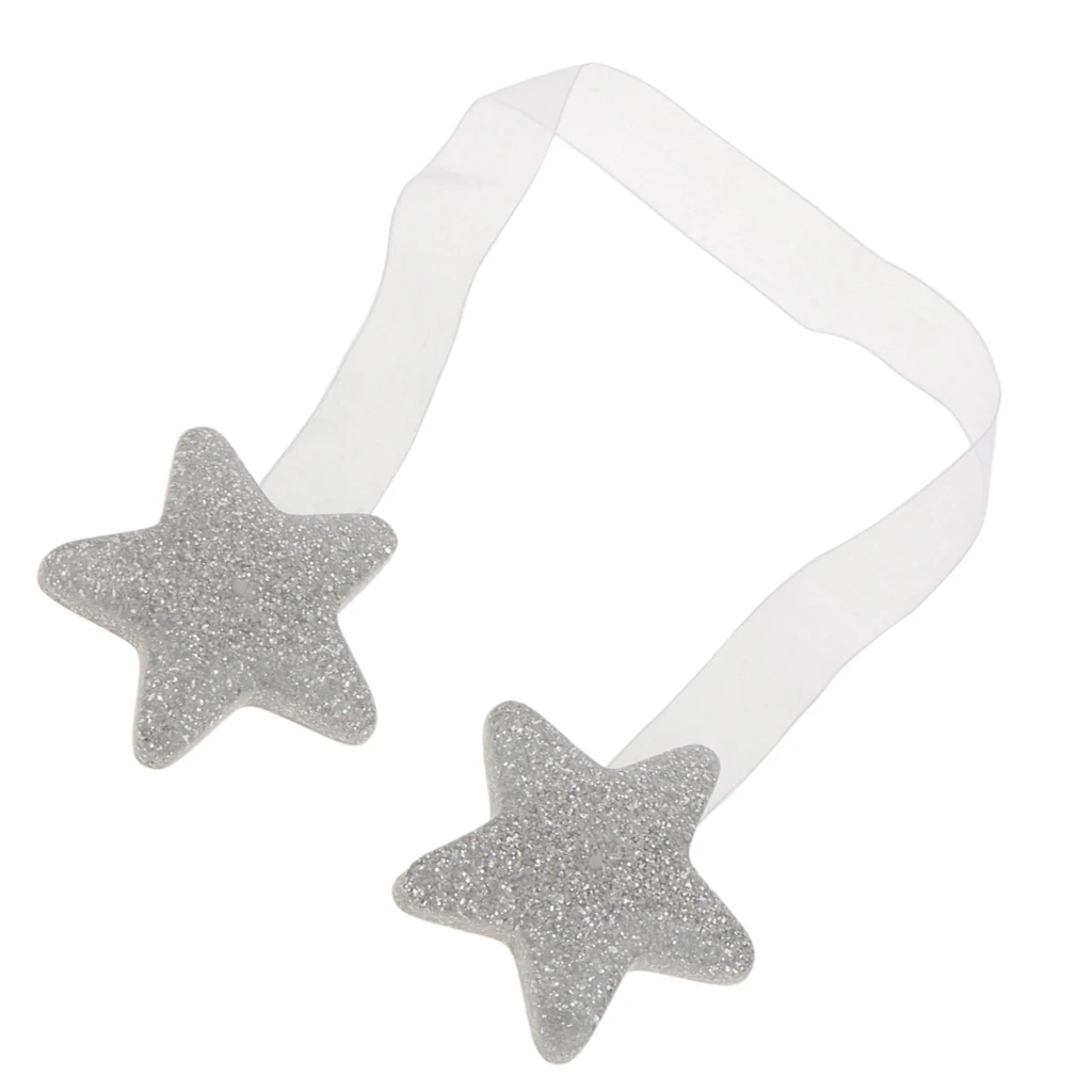 1 Piece Star Shape Magnet Curtain Buckle Magnetic Mesh Tieback Holder Window Curtain Clip Holder Strap Accessories Home Decor 
