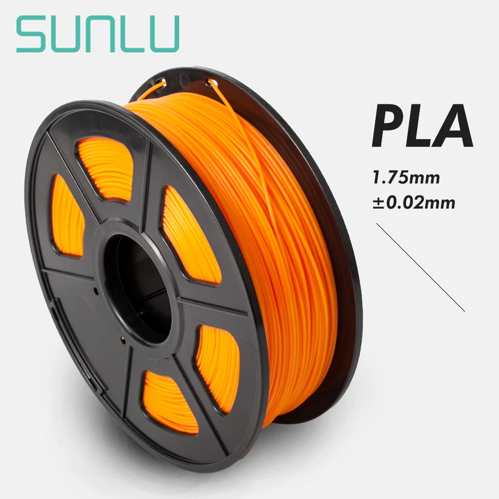 

SUNLU PLA Filament 1.75MM 3D Printer Flament Eco-friendly Bright Color 3D Filament For Children Scribble Sublimation Blanks