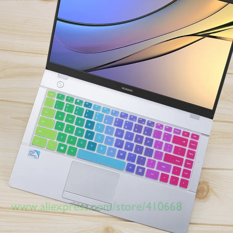 Для huawei Matebook D 15,6 ''силиконовый чехол Обложка клавиатуры для ноутбука Защитная крышка Тетрадь модель PL-W29 PL-W09 PL-W19 15 дюймов