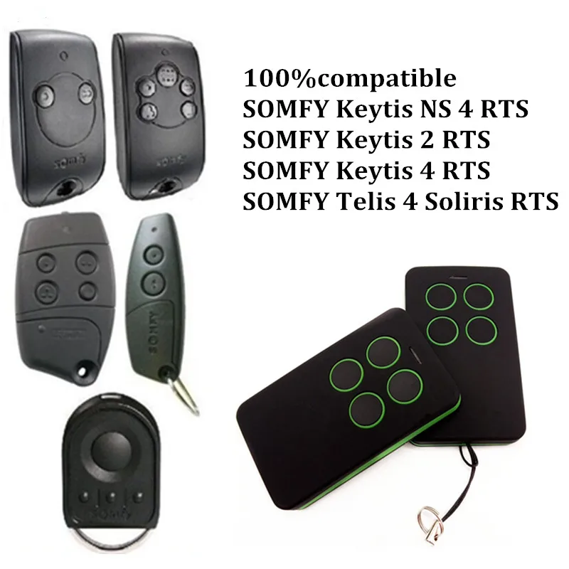 

The best SOMFY 433.42MHz remote control duplicator SOMFY RTS garage door opener Controle SOMFY gate opener handheld transmitter