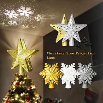 

Christmas Decoration LED Night Light Christmas Projection Lamp Christmas Pendant 3D Star Christmas Tree Decoration Pendant