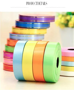 

Hot 24mm multi color plastic ribbon balloon DIY gift packaging belt material color decoration balloon birthday cable tie Sd011