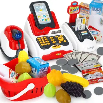 

Kids Cash Register Toy Gift Set for Kids and Preschoolers K92D