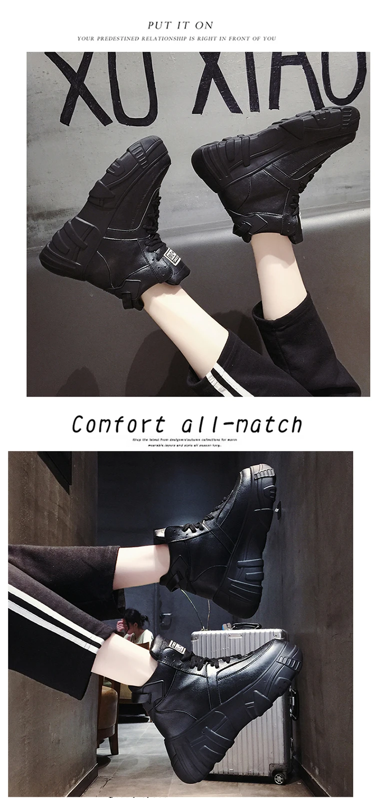 Женские кроссовки; высокие кроссовки на платформе; женская брендовая массивная Женская обувь в повседневном стиле; кожаная обувь для увеличения роста; Chaussure Femme