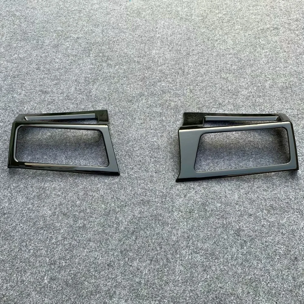 

For Mitsubishi Delica 2020 2021 Car Interior Accessories Side Air Condition Vent covers Trim AC Outlet Frame Sticker Styling RHD