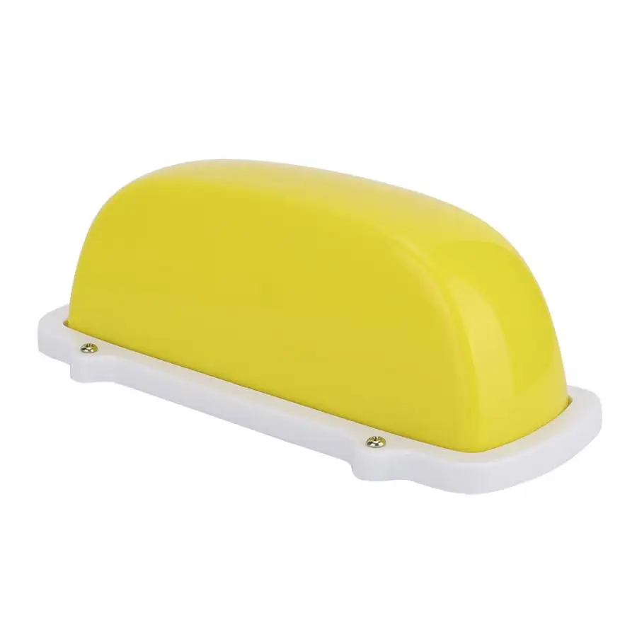 Yellow Крышка сигнальной лампы, фары, стеклянная крыша автомобиля, водонепроницаемый верхний знак, Магнитный Свет кабины, аксессуары для автомобиля - Цвет: Yellow