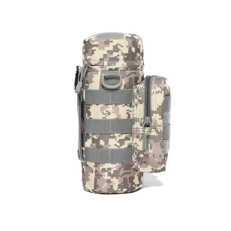 

600D Nylon Outdoor System Water Bottle Bag Kettle Pouch Belt Holder Auxiliary