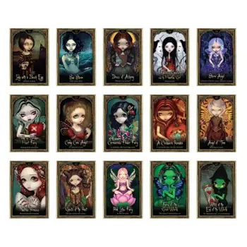 

45Pcs Shadow And Light Oracle Cards Mysterious Fate Divination Tarot Cards Deck Board Game With Guidebook For Kids Amusing Games