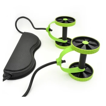 

Multifunction Abdominal Wheel Double Wheel Puller Mute for Abdominal Muscle Trainer Exerciser Fitness Equipment Resistance Bands