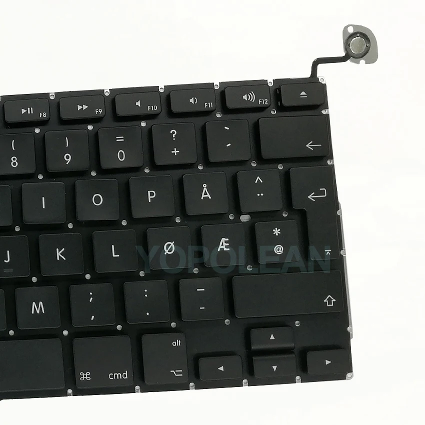 A1278 норвежская Клавиатура для ноутбука MacBook Pro, моноблок 1" A1278 норвежская Клавиатура 2009-2012 лет