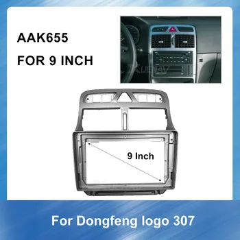 

Special 9 Inch Car Radio Fascia For Dongfeng Peugeot 307 2002-2013 Auto Radio Multimedia Installation Dashboard car Accessories