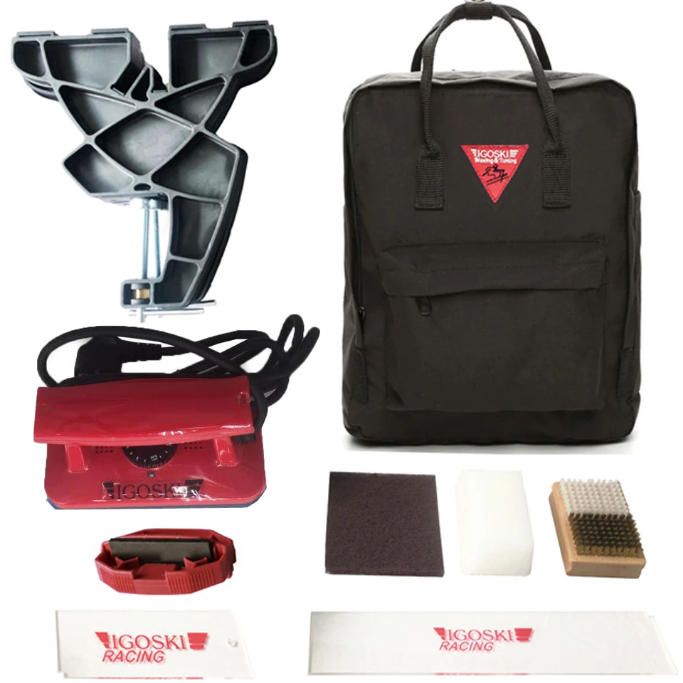 Ski Snowboard Electric Iron Maintenance Repair Tools Set Board Racks Storage Bag Sanding