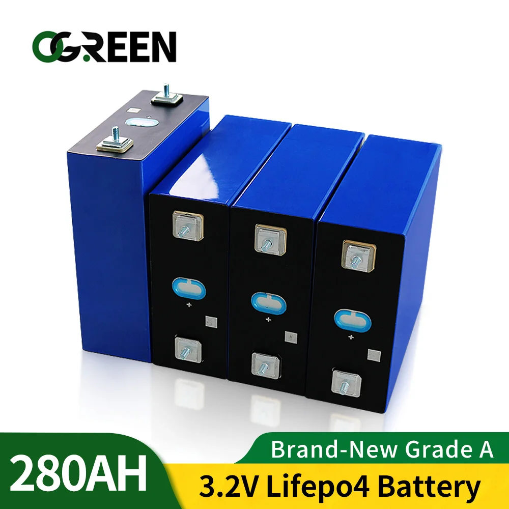Lifepo4 4-32 шт. Recargable Батарея пакет 3 2 V 280Ah Класс A литий-железо-фосфатных