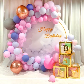 

169pcs 5m Balloons Garland Latex Balloon Set Boy Girl Baby Shower Birthday Party Decorations Kids Adult Wedding Decor Supplies.