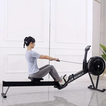 Foldable Wind Resistance Rowing Machine 1