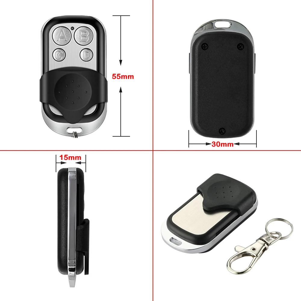 access control keypads Fdoitrand Garage Door Remote Control 433.92MHz Fixed Code Replacement FDOITRAND TS2DE TS4DE MPSTF2E MPSTF4E ER2C4ACD Remote Key smart deadbolt