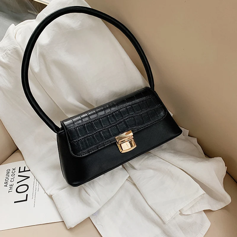 

Crocodile Pattern Tote Women's Shoulder Bags 2019 High Quality Women Handbags Designer Leather Hobos Bag Ladies Pu Hand Bags New