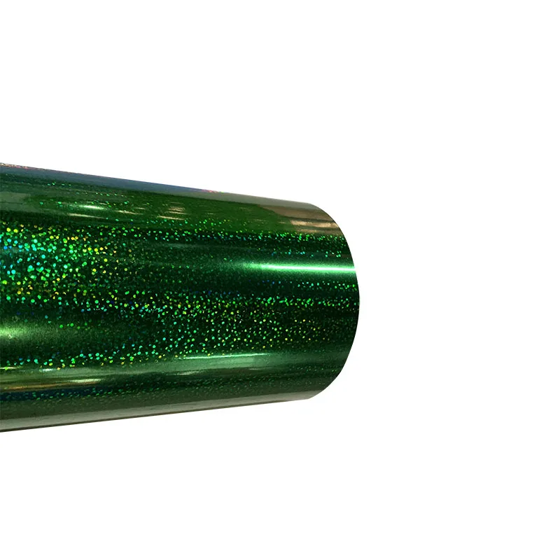 laser green 1 лист, 1" x 40"/25 см x 100 см, металлическая Лазерная теплопередача, винил для термопресса, Теплообменный винил - Цвет: laser green