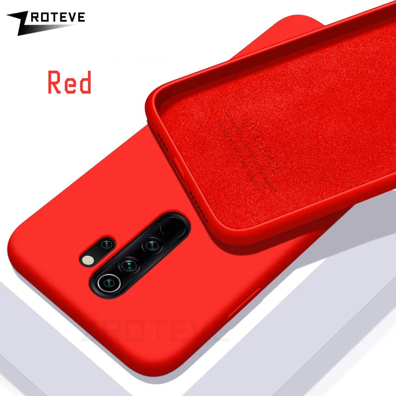 Для Redmi Note 8 Pro Чехол ZROTEVE мягкая кожа сенсорная крышка жидкие силиконовые чехлы для Xiaomi Redmi Note8 Note 8 Pro Чехол для телефона - Цвет: Red (Note 8 Pro)