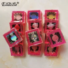 

Free Logo New 25MM Mink Eyelashes 5D Mink Lashes Wholesale Beauty Packaging Boxes 3D False Eyelashes Extension Makeup Tools Bulk