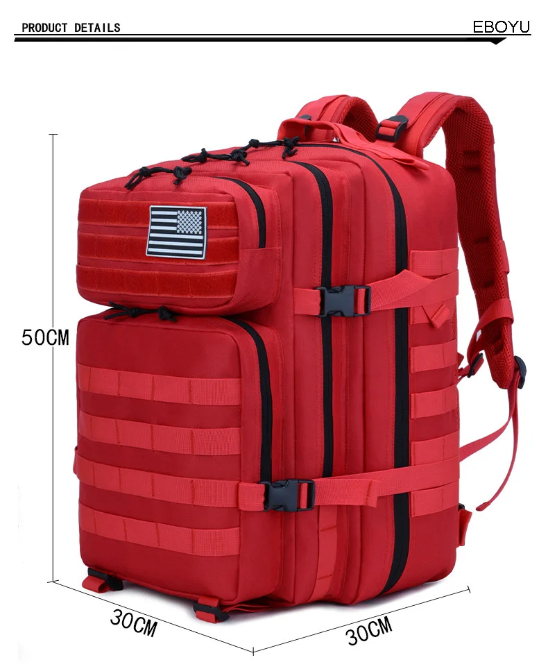 EBOYU 17' тактический рюкзак 3 дня штурмовой пакет Молл жук из сумки 42L военный рюкзак для пеших прогулок кемпинга горный туризм Охота