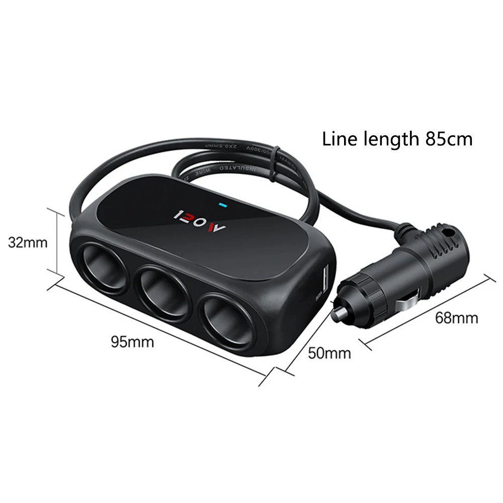 12V 3.1A адаптер питания 120W прикуриватель ABS двойной USB порт Автомобильный держатель для чашки адаптер автомобильный разветвитель питания BY283