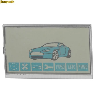 

Jingyuqin 5pcs LCD Display Screen for Russia Version Starline A91 Remote Controller A91 Lcd Zebra Stripes FOB Styling