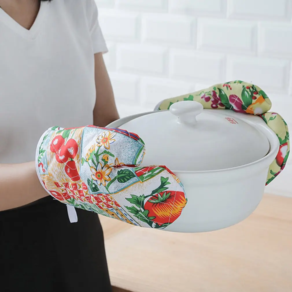 Защитное снаряжение для выпечки, перчатки для микроволновой печи, изолированные перчатки, анти-горячие перчатки, перчатки для духовки, кухонные инструменты