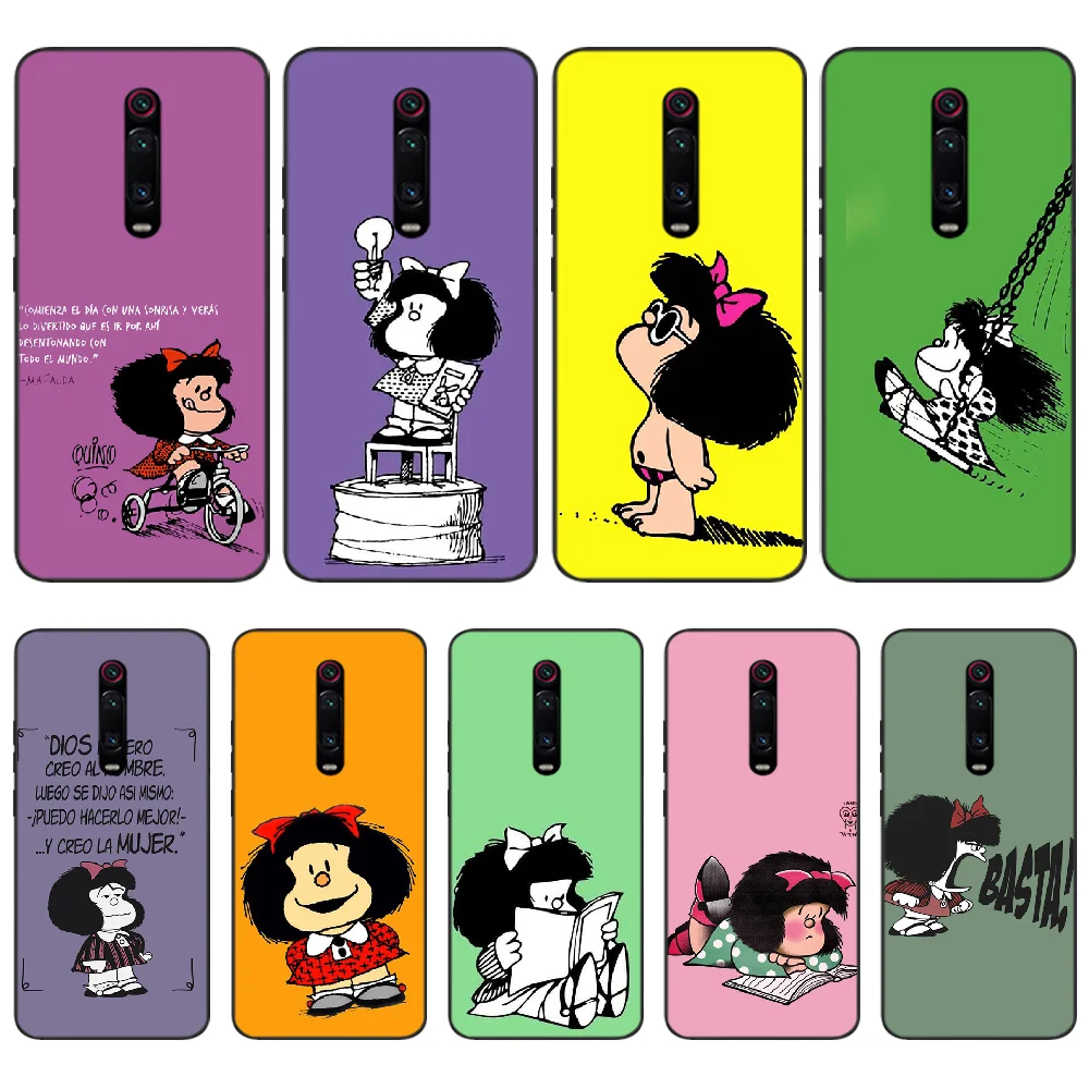 Чехол для телефона Viviana Argentina Quino Mafalda Girl Redmi S2 5A 5 5Plus 6 6Pro 6A 4X 7 7A | Мобильные телефоны