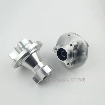 

high performance CNC Silver Front & Rear Disc Brake Hub Wheel Rim Hub for Zoomer Monkey Dax Ruckus Z50 bike