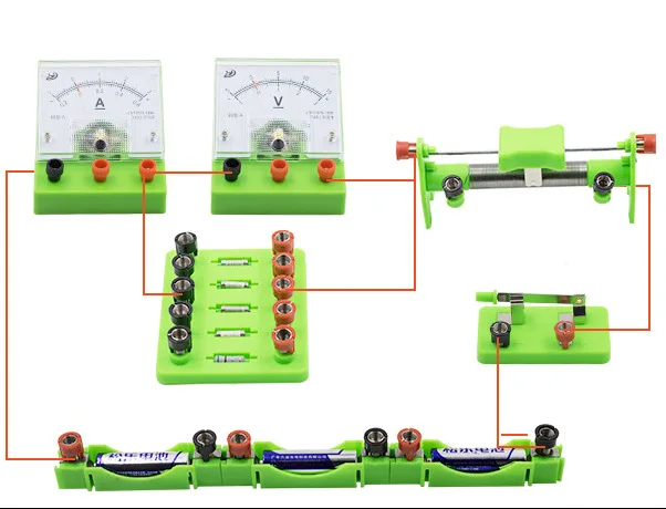 Junior high school physics electrical experiment equipment box grade nine circuit experiment suit grade three electromagnetic ex