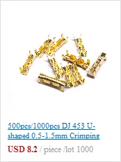 500pcs 1000pcs Dentada DJ-451 Fivela U-em forma