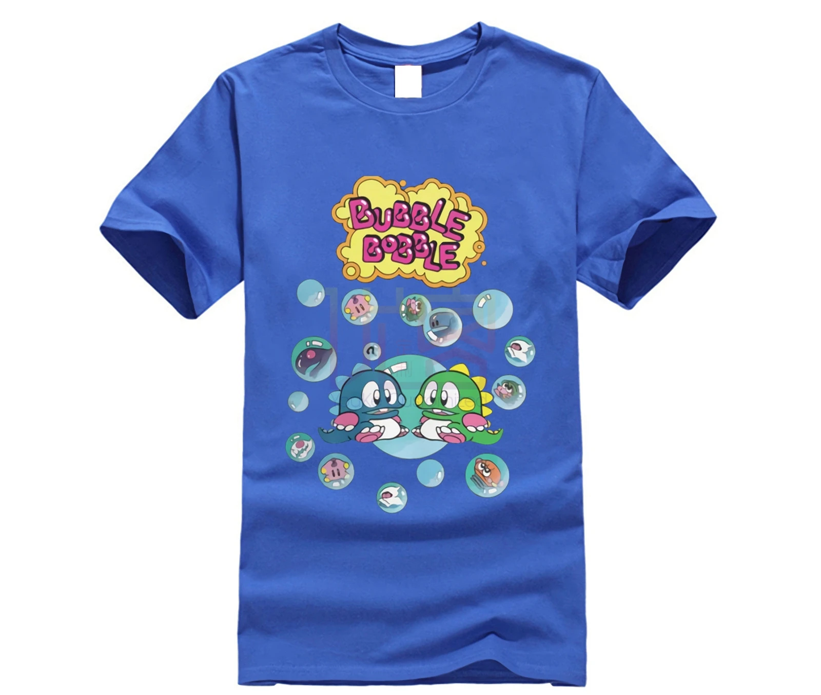Bubble Bobble футболка для мужчин хлопок винтажные футболки японская видеоигра милые