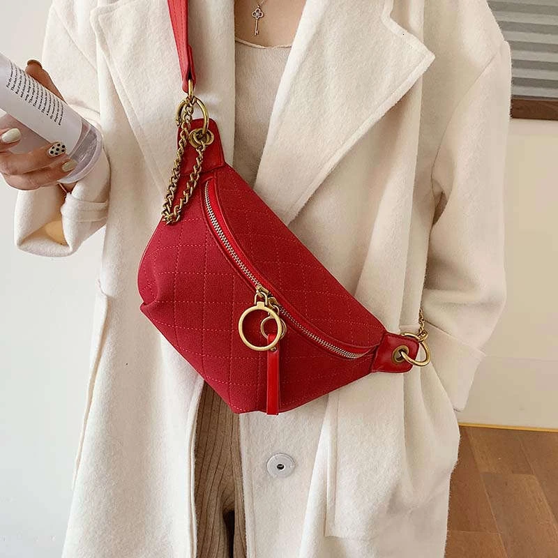 

Solid Color Designer PU Leather Crossbody Bags For Women 2020 Chain Small Shoulder Messenger Bag Lady Handbags and Purses