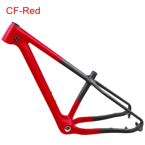 Front Red Gradient Карбоновая рама для велосипеда 26er, карбоновая рама для велосипеда mtb Fatbike 26 × 4,8, карбоновая рама для горного и снежного велосипеда, рама для шоссейного велосипеда - Цвет: Front Red Gradient