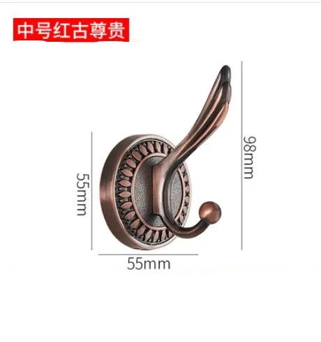 Европейский стиль ретро металлические настенные крючки для подвешивания одежды вешалка для полотенец крючки для халатов ключница для штор домашний декор - Цвет: H