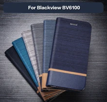 PU Leather Wallet Case For Blackview BV6100 Busine